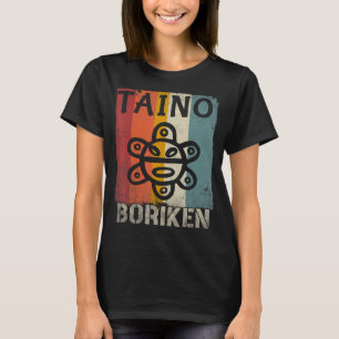 Puerto Rico Flag Taino Boricua  Puerto Rican Souve T-Shirt