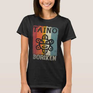 Puerto Rico Flag Taino Boricua Puerto Rican Souve T-Shirt