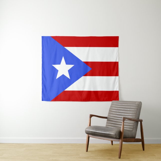 Puerto Rico flag Tapestry (In Situ (Horizontal))
