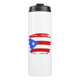 Puerto Rico flag Thermal Tumbler