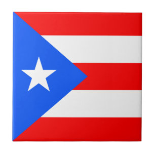 Puerto Rico Flag Tile