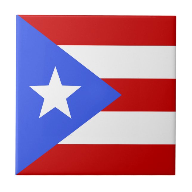 Puerto Rico flag Tile (Front)