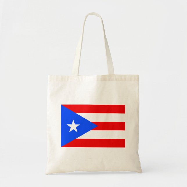 Puerto Rico Flag Tote Bag (Front)