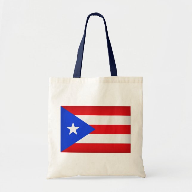 Puerto Rico Flag Tote Bag (Front)