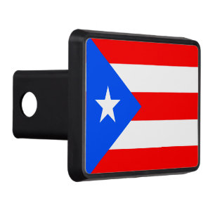 Puerto Rico Flag Trailer Hitch Cover