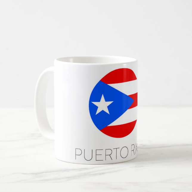 Puerto Rico Flag Travel Mug (Front Left)