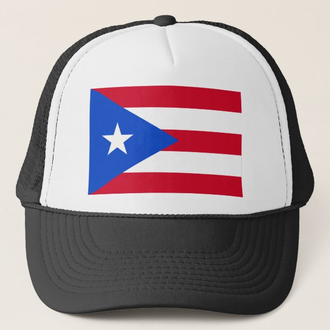 Puerto Rico Flag Trucker Hat (Front)