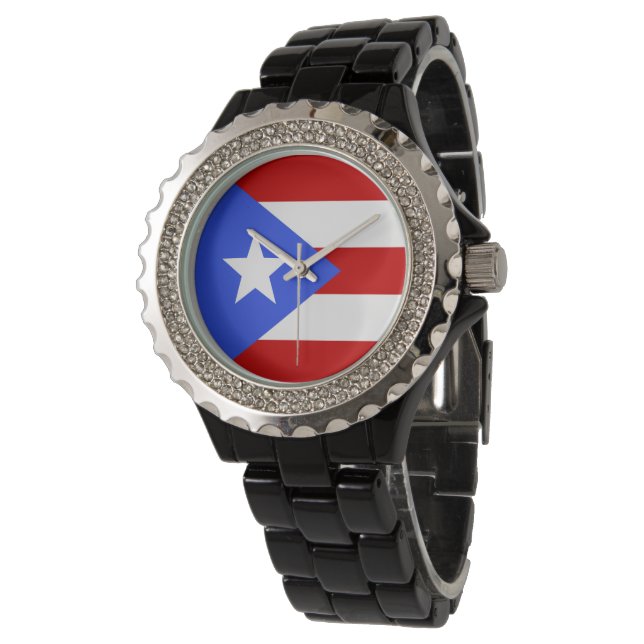 Puerto Rico flag Watch (Angled)
