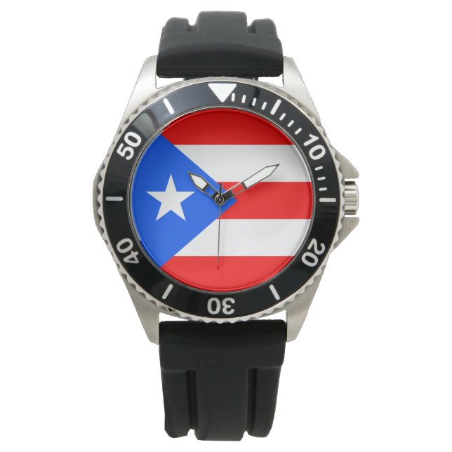 Puerto Rico Flag Watch (Front)