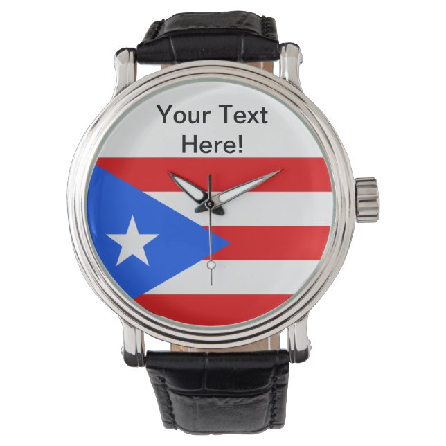 Puerto Rico Flag Watch (Front)