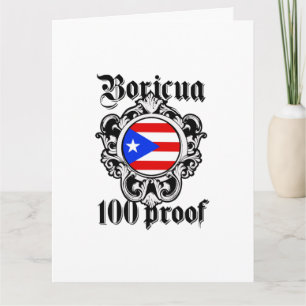 Puerto Rico Folded Greeting Card