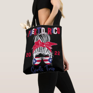 Puerto Rico Girls Trip Getaway Group Matching  Tote Bag