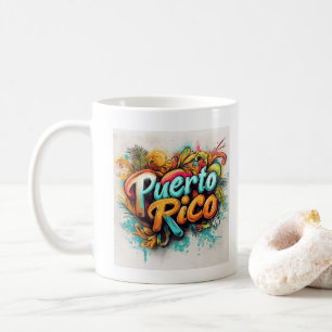 Puerto Rico Graffiti Vibes: Island Street Art Ed Coffee Mug