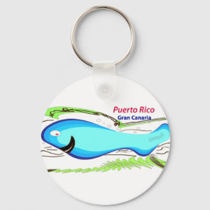 Puerto rico Gran Canaria Souvenirs Keychain