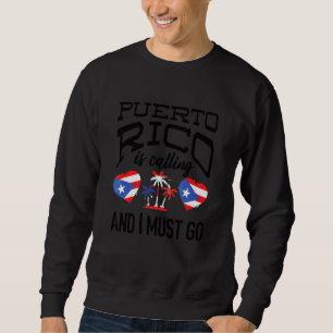 Puerto Rico Graphic Women Men Kids Puerto Rican 3 Sweatshirt