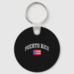 Puerto Rico Hispanic Heritage Puerto Rican Flag Bo Keychain