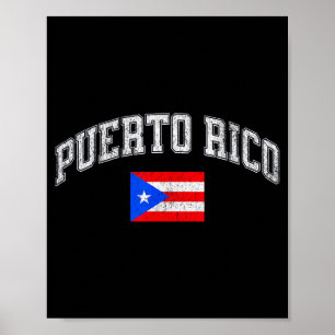 Puerto Rico Hispanic Heritage Puerto Rican Flag Bo Poster
