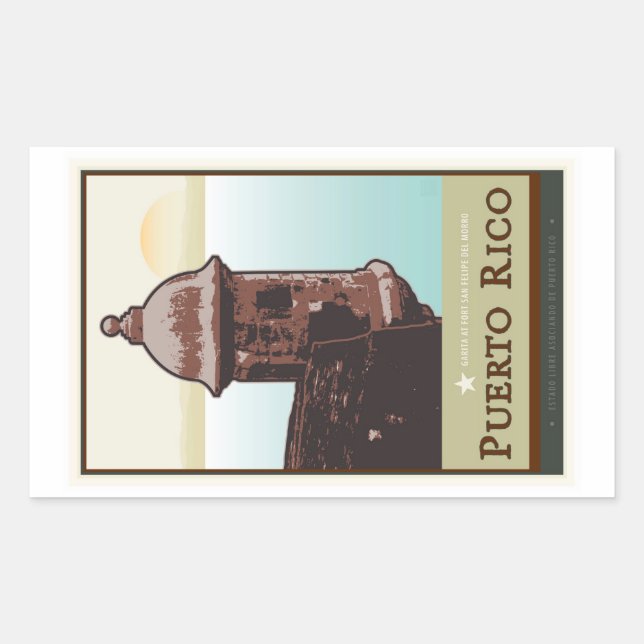 Puerto Rico I Sticker (Front)