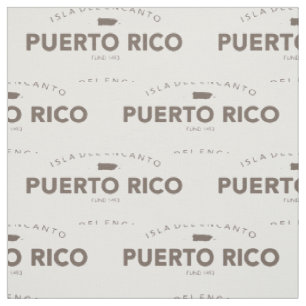 Puerto Rico, Isla del Encanto Fabric