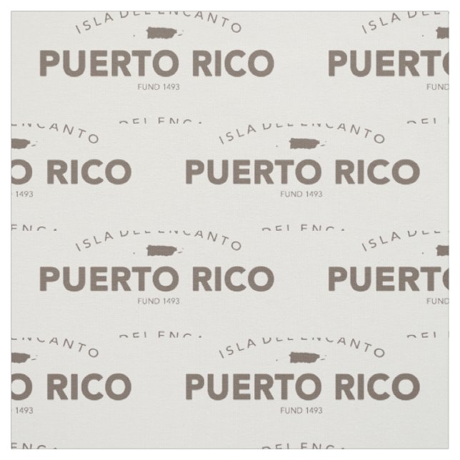 Puerto Rico, Isla del Encanto Fabric (Swatch)