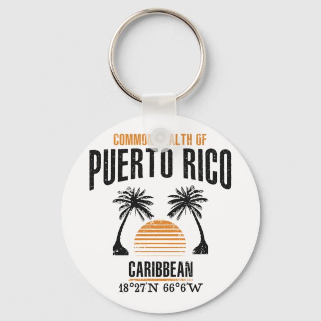 Puerto Rico Keychain (Front)