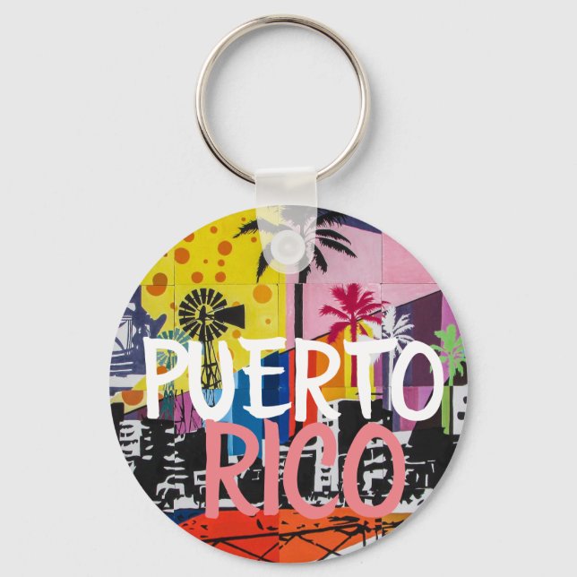 Puerto Rico Keychain (Front)