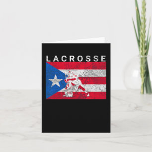 Puerto Rico Lacrosse Boricua Lax Goalie Card