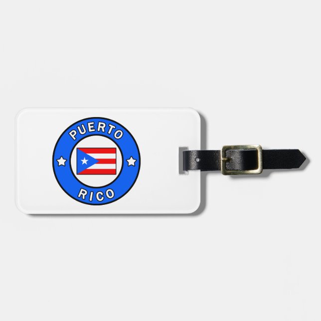 Puerto Rico Luggage Tag (Front Horizontal)