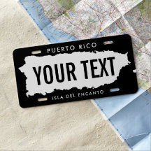 Puerto Rico Map Personalized