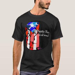 Puerto Rico Mosaic Mejor regalo boricua  T-Shirt