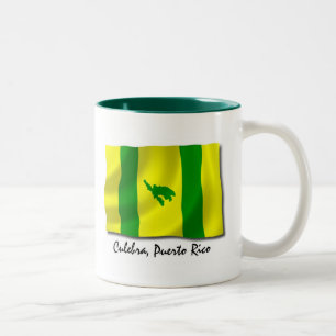 Puerto Rico Mug: Culebra Two-Tone Coffee Mug