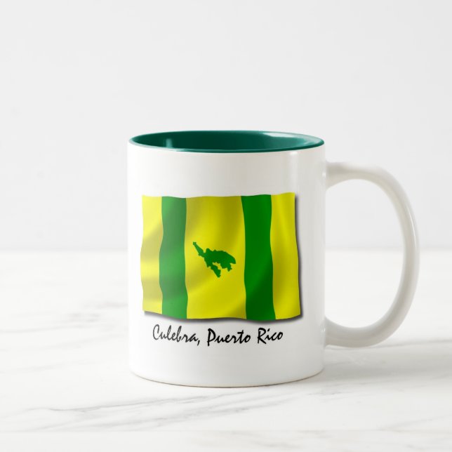 Puerto Rico Mug: Culebra Two-Tone Coffee Mug (Right)