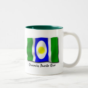 Puerto Rico Mug: Orocovis Two-Tone Coffee Mug