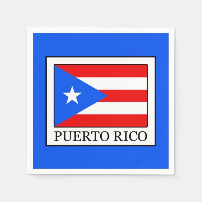 Puerto Rico Napkin (Front)