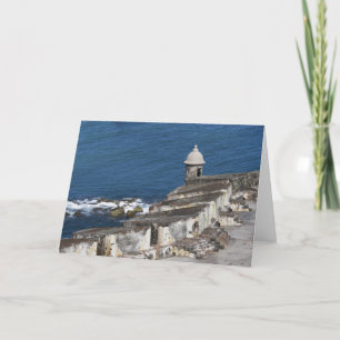 Puerto Rico, Old San Juan, section of El Morro Card