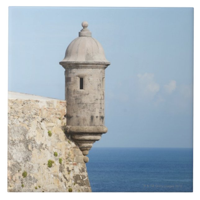 Puerto Rico, Old San Juan, section of El Morro Tile (Front)