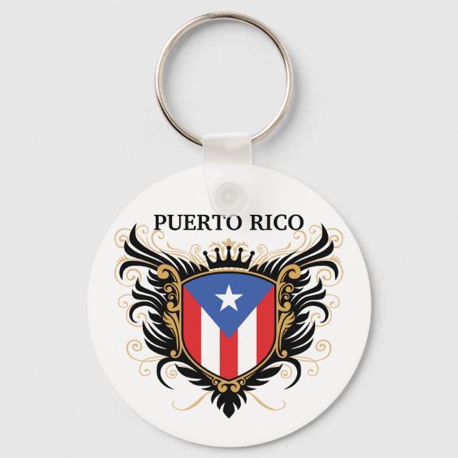 Puerto Rico [personalize] Keychain (Front)