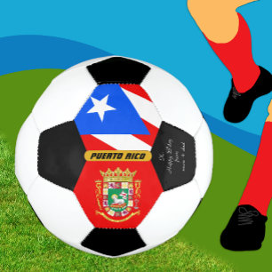 Puerto Rico Personalized, Flag, Photo Soccer Ball