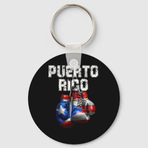 Puerto Rico Pride - Vintage Boxing Gloves Keychain