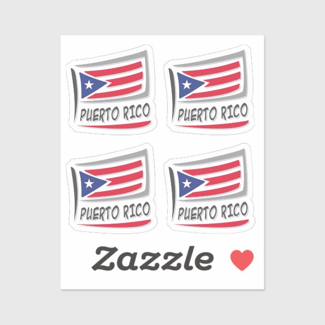 Puerto Rico  Pride X Flag (Sheet)