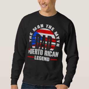 Puerto Rico Puerto Rican Boricua Puerto Rico Flag Sweatshirt