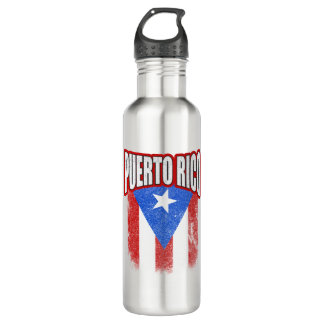 Puerto Rico Resiste Flag 710 Ml Water Bottle