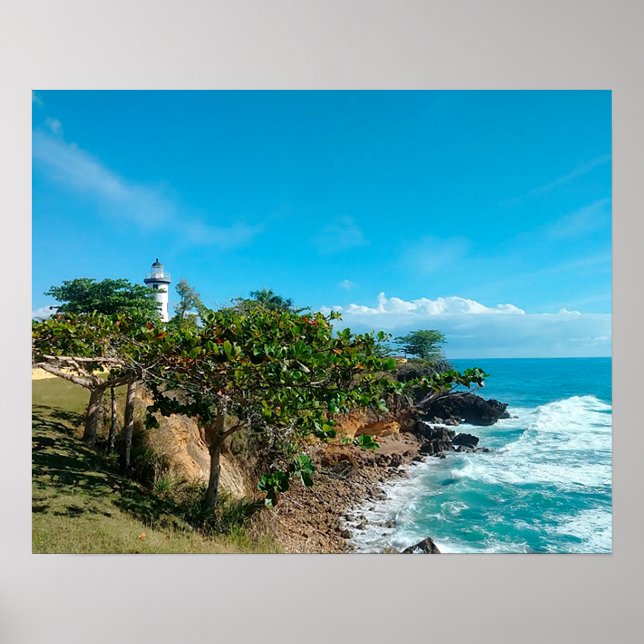 Puerto Rico, Ricon, El Faro Poster (Front)