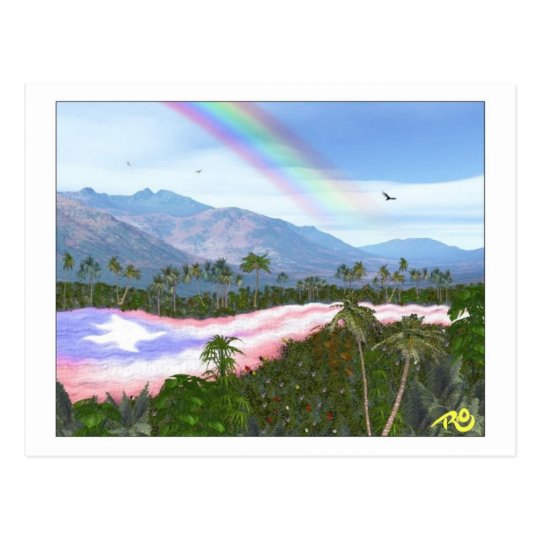 Puerto Rico River Postcard