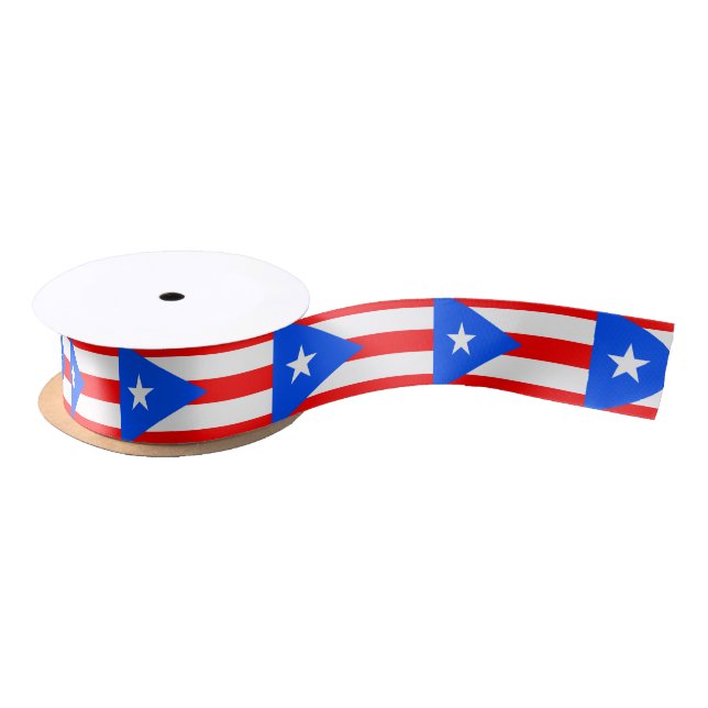 Puerto Rico Satin Ribbon (Spool)