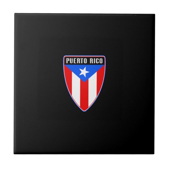 Puerto Rico Shield Tile (Front)