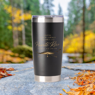 Puerto Rico Siempre Me Espera Airport Insulated Tumbler
