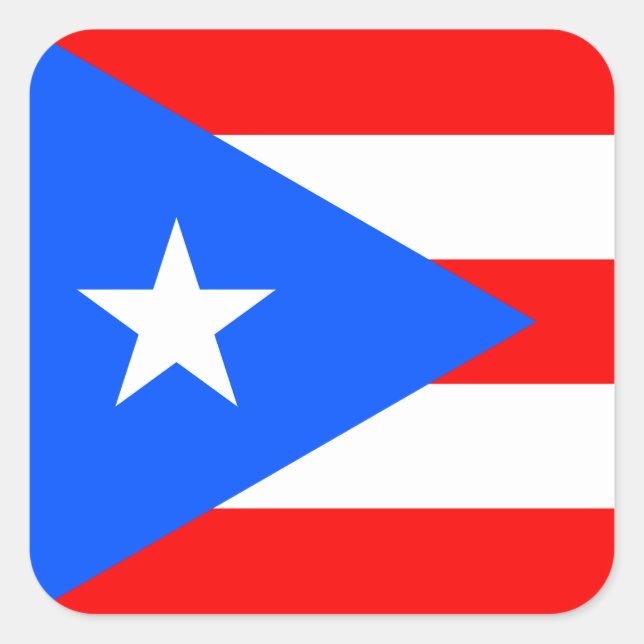Puerto Rico  Square Sticker (Front)