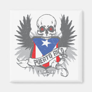 Puerto Rico Star Magnet
