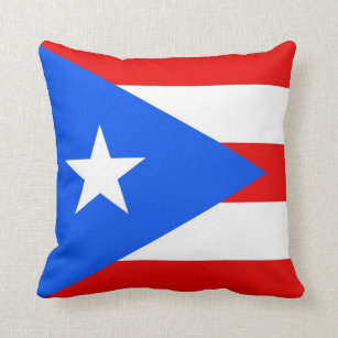 Puerto Rico State Flag American MoJo Pillow
